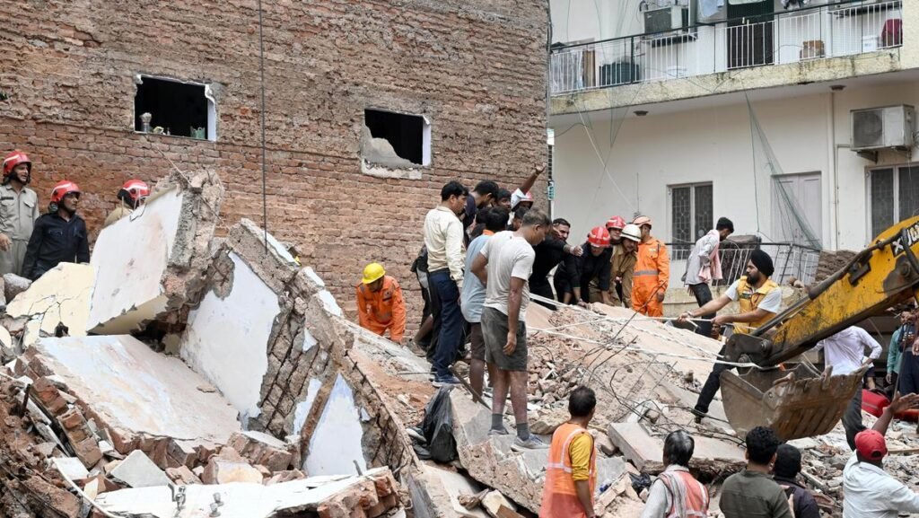 Delhi Building Collapse